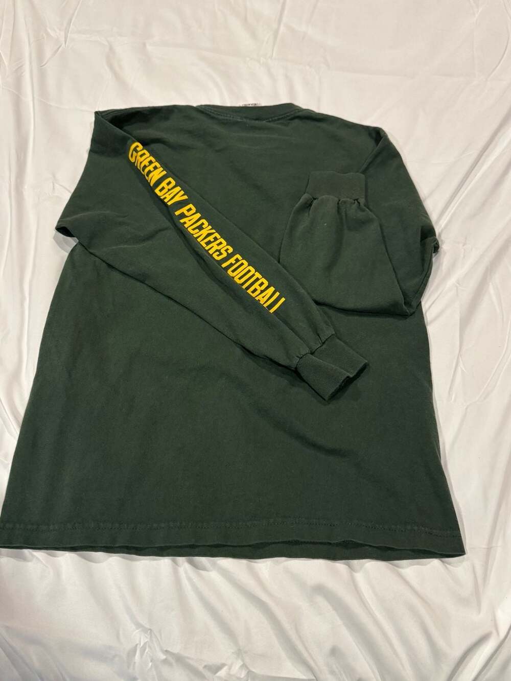 90’s Y2K Vintage NFL Green Bay Packers Brett Favre Long Sleeve T-Shirt - Picture 5 of 6